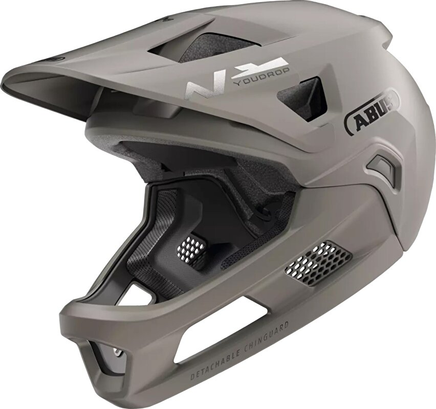 přilba ABUS YouDrop FF dust grey S