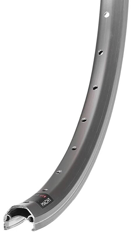 ráfek MACH1 trekový ER-10 V-brake 36děr/1nýt stříbrný