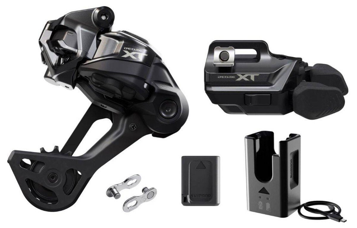 upgrade kit SHIMANO XT M8250 řadicího systému Di2 12sp., I-spec. EV, v krabičce