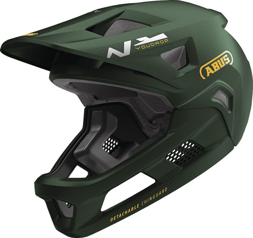přilba ABUS YouDrop FF moss green S