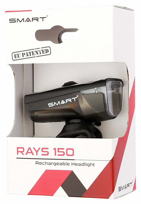 světlo přední SMART Rays 150 USB, dobíjecí