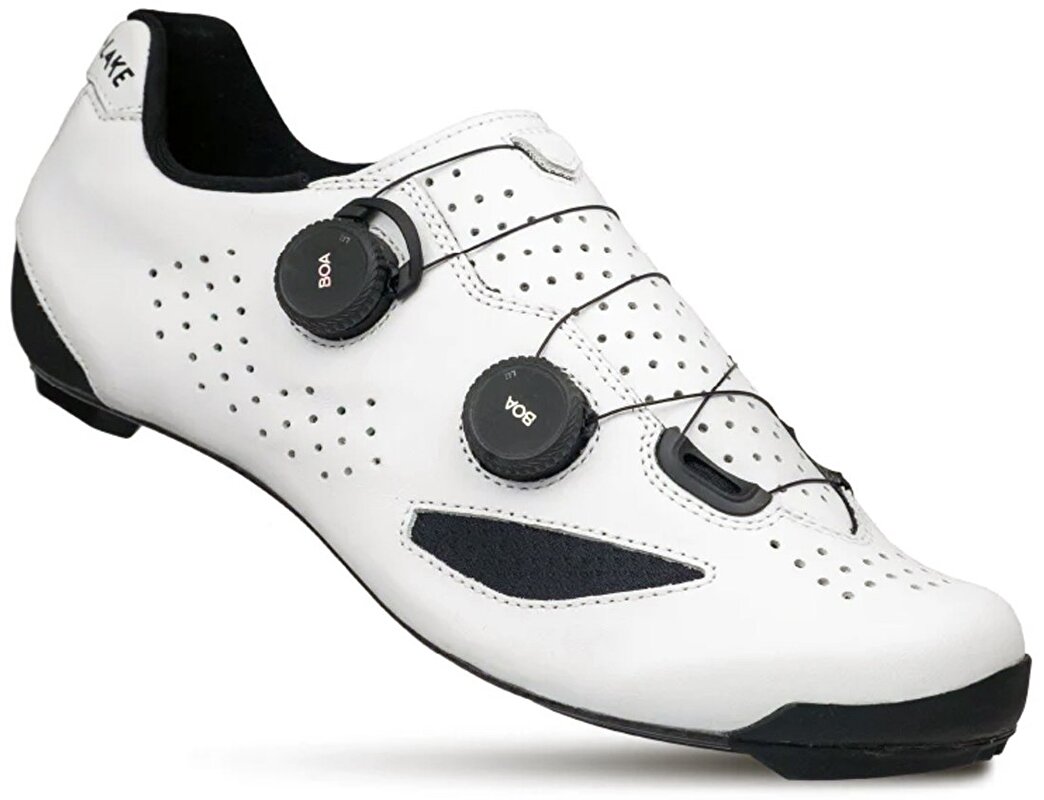 tretry LAKE CX239 Carbon bílo/černé vel.39