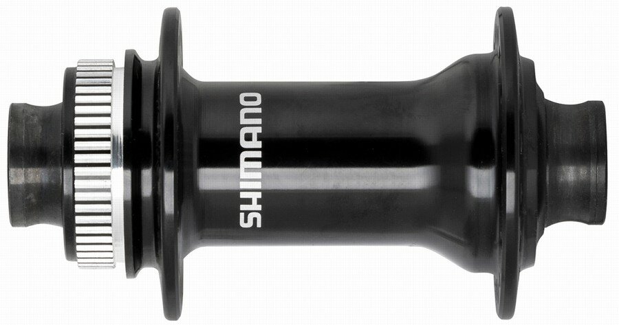 náboj disc SHIMANO HB-MT410 32děr Center lock 15mm e-thru-axle 100mm přední černý