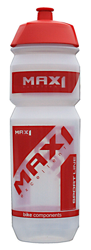 Lahev MAX1 Tank 0,85 l transparentní červená
