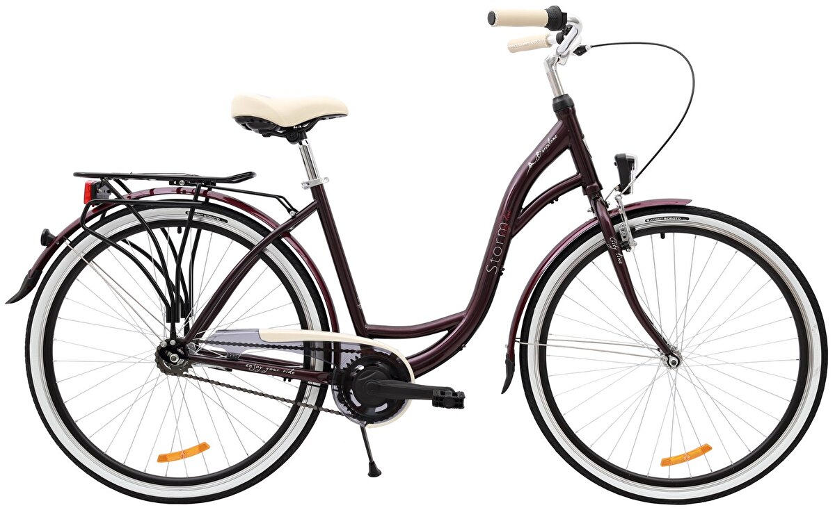 kolo STORM Barcelona 28" 1sp. 17" švestkové