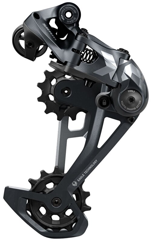 měnič SRAM X01 Eagle 12 speed Lunar, černý