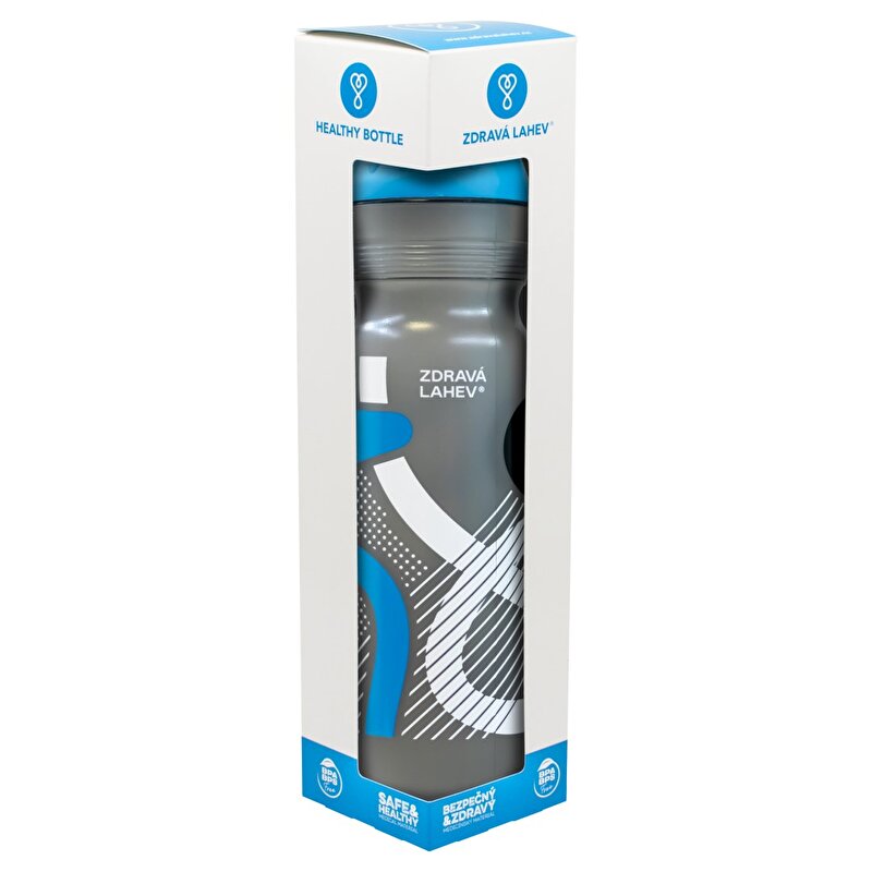Zdravá lahev 1,0 l Sport Element modrá
