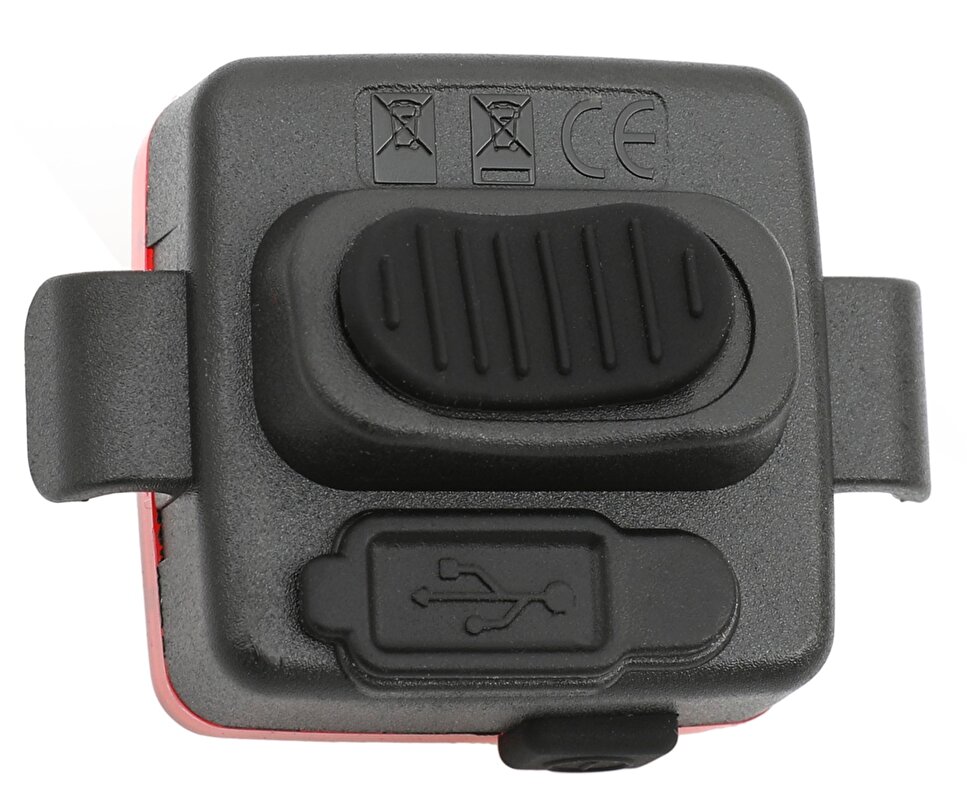 blikačka zadní SMART Square Heart 30 lm, dobíjecí