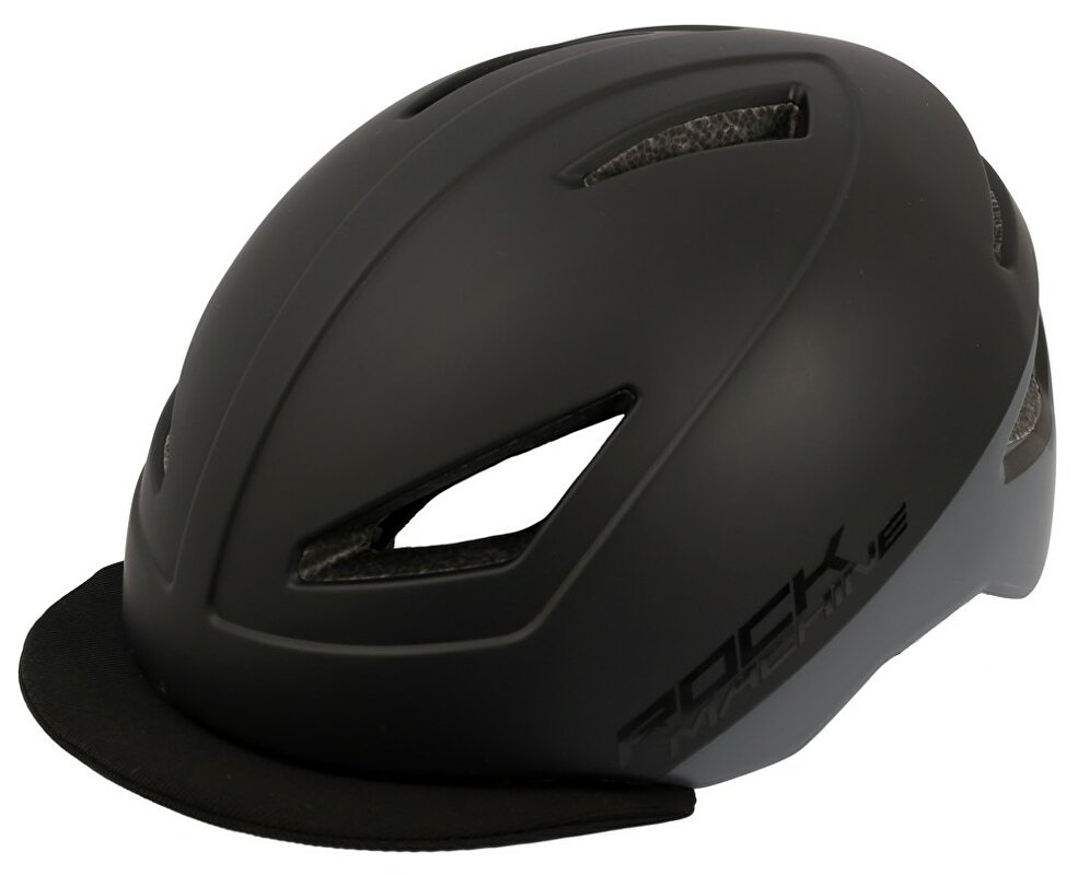 přilba ROCK MACHINE Urban černo/šedá vel. S/M 52-58 cm