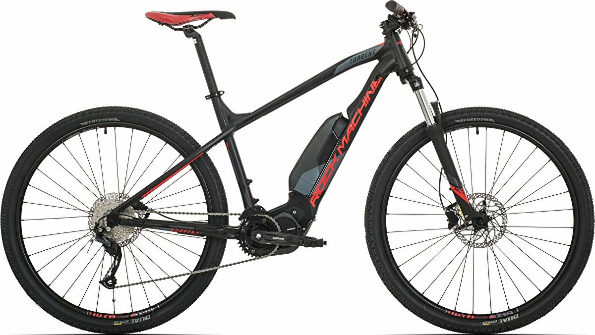 elektrokolo Rock Machine Torrent e30-29 mat black/neon red/dark grey (L)