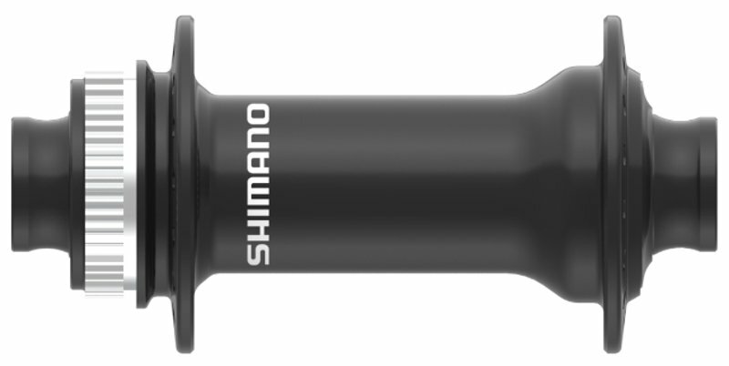 náboj disc Shimano HB-MT410-B 32děr Center Lock 15mm e-thru-axle 110mm přední černý v krabičce
