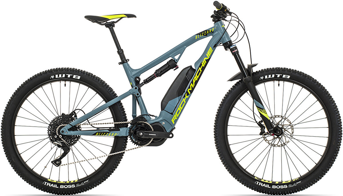elektrokolo Rock Machine Blizzard e50-27 mat slate grey/radioactive yellow/black (M)