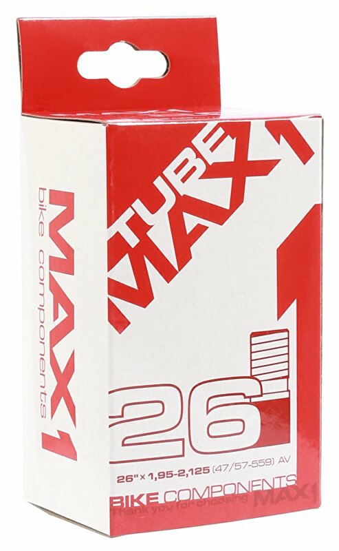 duše MAX1 26×1,95-2,125 AV (47/57-559)