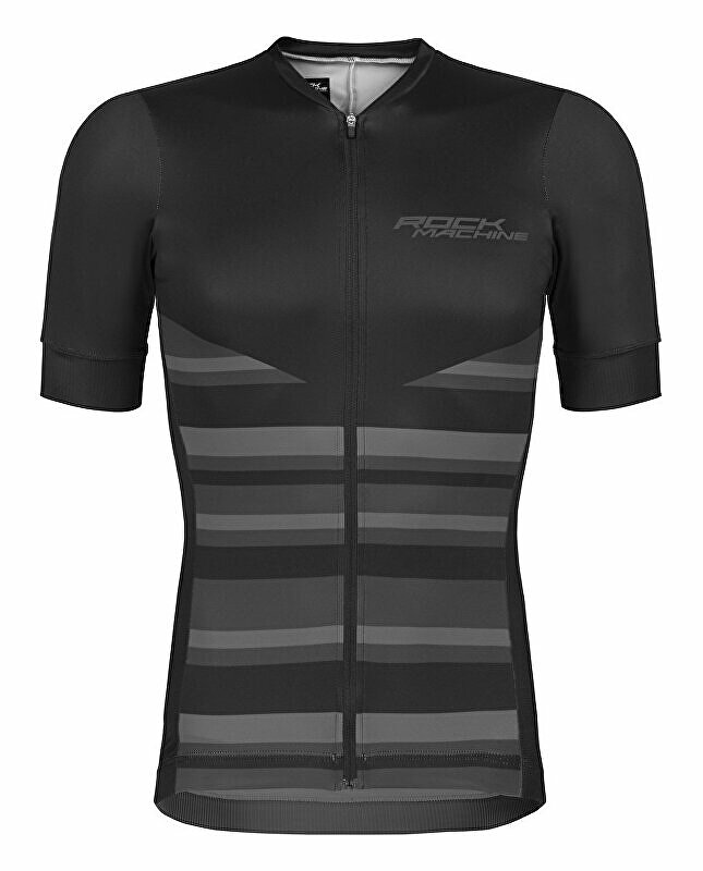 dres ROCK MACHINE MTB/XC černo/šedý vel.S