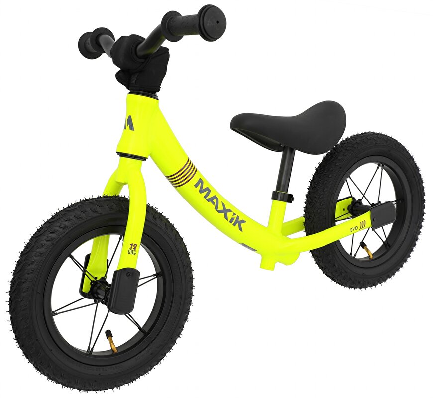 odrážedlo MAXÍK Evo Lite fluo žlutá/fialová