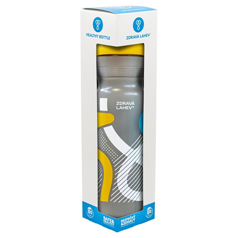 Zdravá lahev 1,0 l Sport Element žlutá