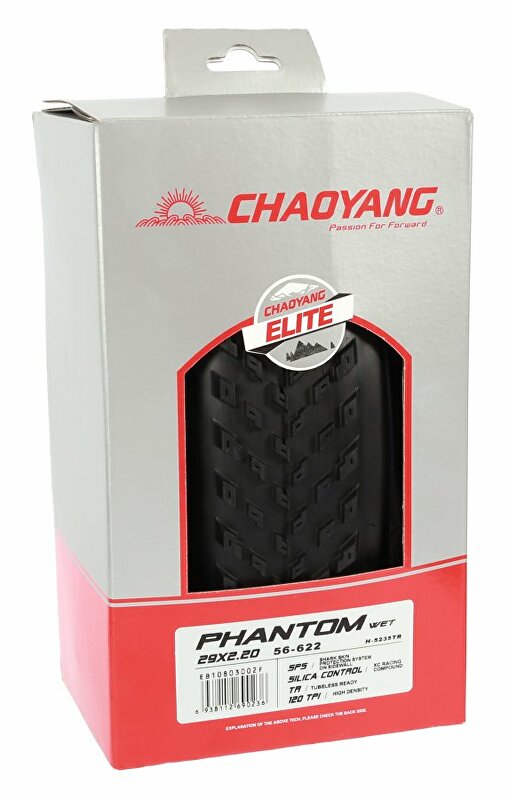 plášť CHAOYANG Phantom Wet 29x2,20 120 TPI (Silica Control) Tubeless Ready, SPS, kevlar E25