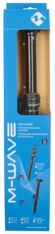 teleskopická sedlovka M-WAVE 30,9/390 mm černá