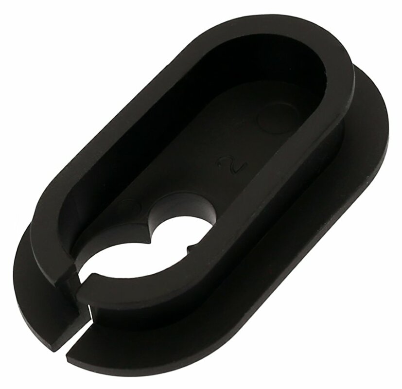 kryt kabeláže POWERFLEX do rámu 20x45x15mm, černý plast