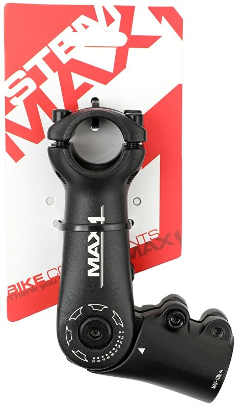 stavitelný představec MAX1 90/90°/25,4 mm černý