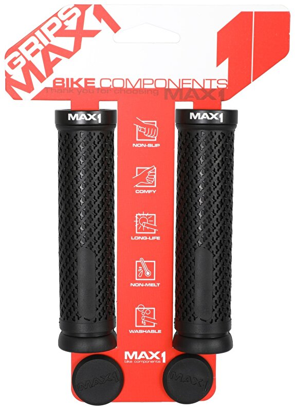 gripy MAX1 Race Lock černé