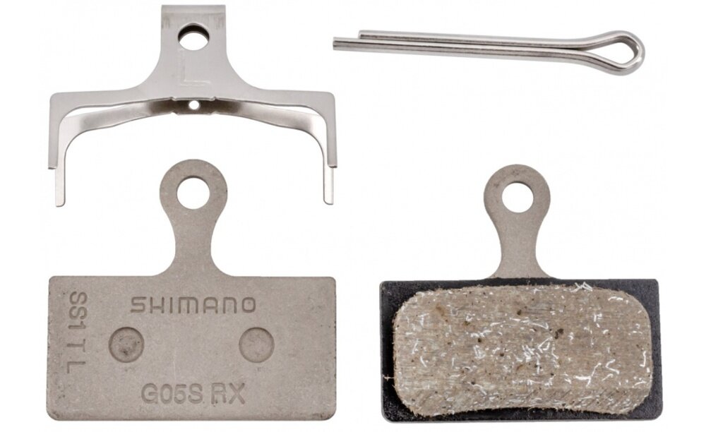 brzdové destičky SHIMANO G05S-RX polymer, v krabičce