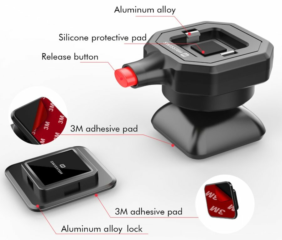 držák SWISSTEN Easy Lock do auta
