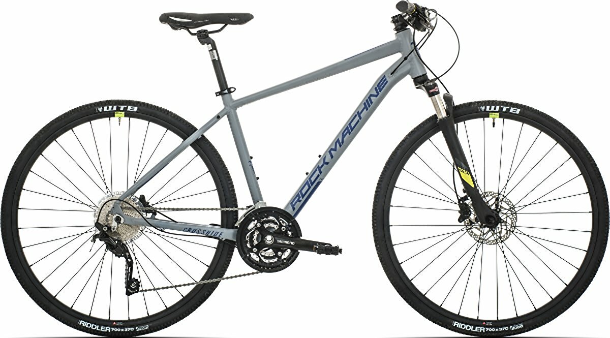 kolo Rock Machine CrossRide 800 mat grey/radioactive yellow/night blue (M)