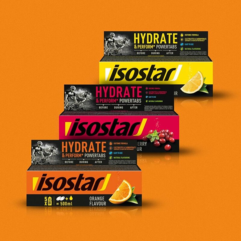 tablety ISOSTAR Powertabs pomeranč