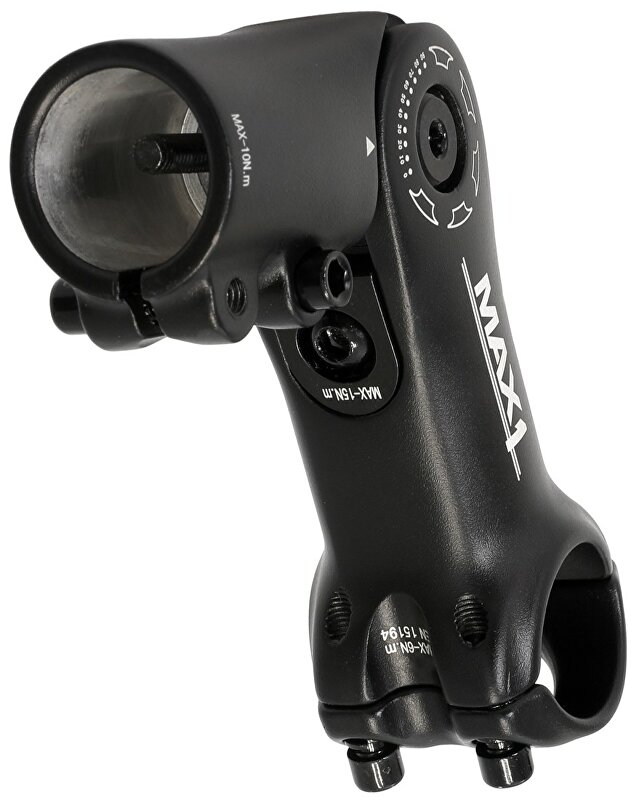 stavitelný představec MAX1 90/90°/25,4 mm černý