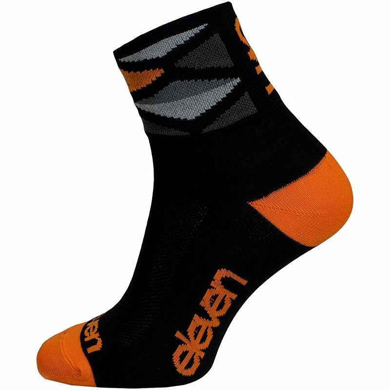 ponožky ELEVEN Howa Rhomb Orange vel.11-13 (XL) černé/orange