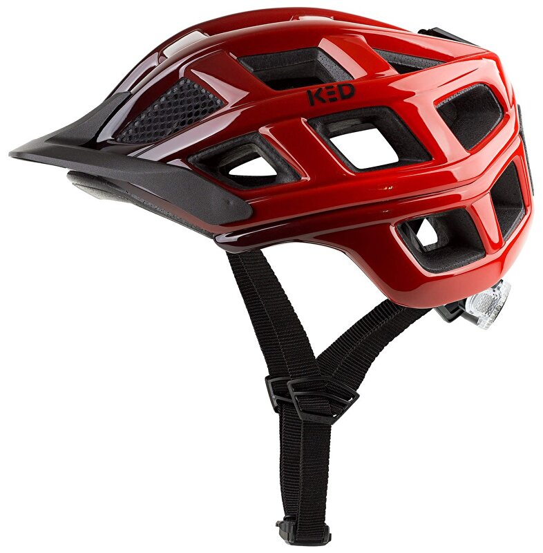 přilba KED Crom M Red Black Matt 52-58 cm