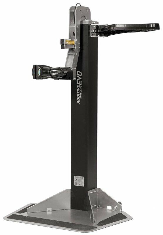 stojan montážní pneumatický pro Ebike ADDITIVE Speedlift EVO s čelistí VAR