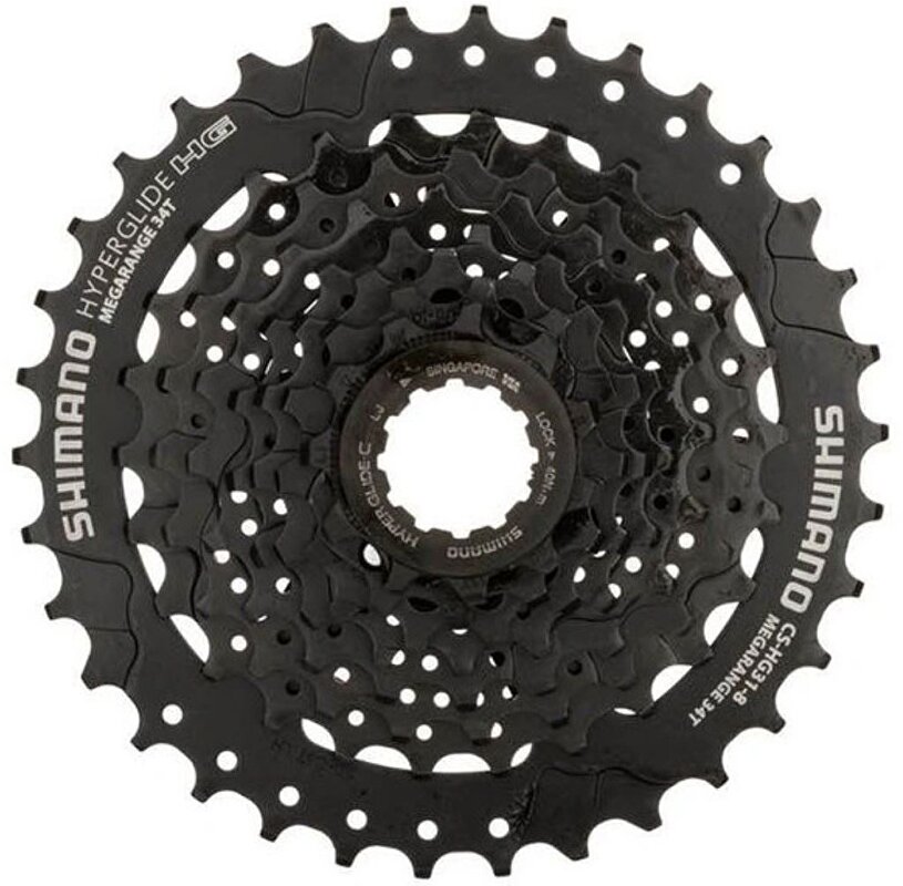 8-kazeta SHIMANO CS-HG31 11-34 zubů Megarange, v krabičce