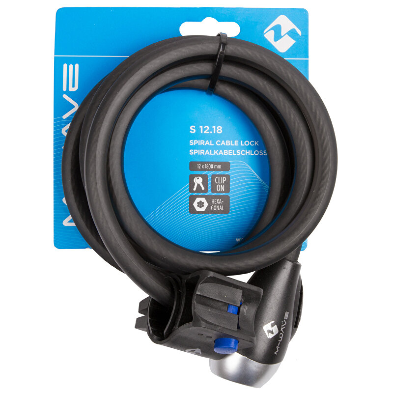 zámek M-WAVE spirála 1800 x 12 mm