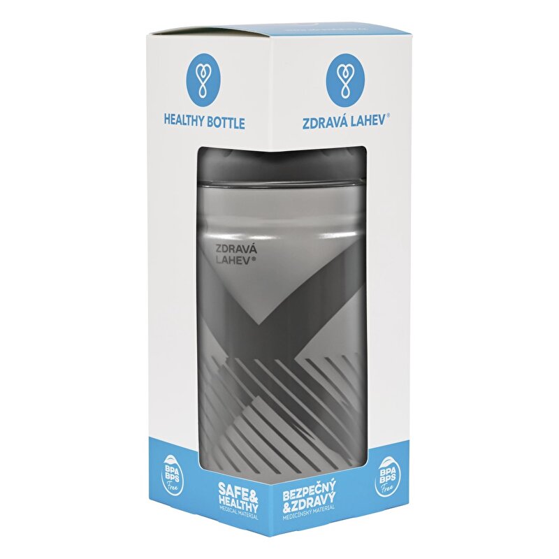 Zdravá lahev 0,5 l Sport XO antracit