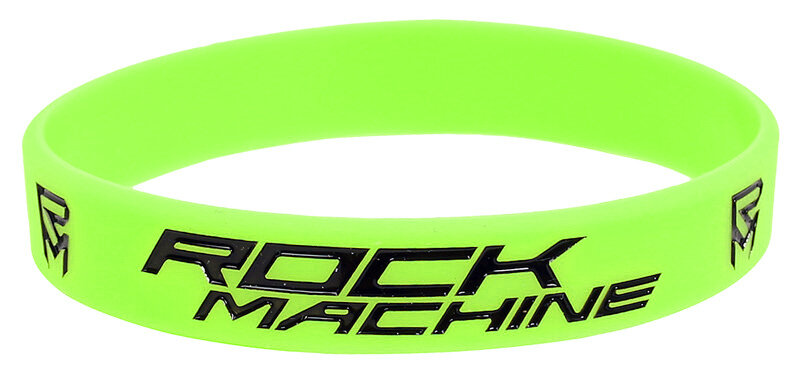 silikonový náramek ROCK MACHINE zelený